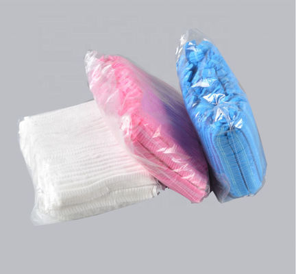 호텔 머리카락 머리는 PE 짠 것이 아닌 버릴 수 있는 머리 샤워 캡을 요리합니다