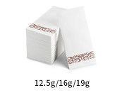 12.5g 냅킨 저녁식사 종이 냅킨 19g 버릴 수 있는 리넨제 냅킨
