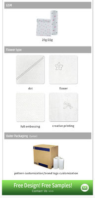 주머니 SGS 13.5g 조직 냅킨지 3 층 고급 티슈